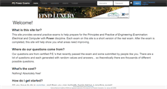 Desktop Screenshot of pepowerexams.com